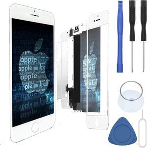 for iPhone 6 4.7 Inch LCD Display Digitizer Touch Screen Replacement Full Complete Frame Assembly Required Repair Tools Included (White)