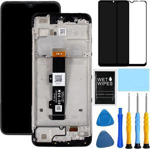 for Motorola G Pure Screen Replacement with Frame for Moto G Pure XT2163 XT2163DL XT2163-4 LCD Display Digitizer Touch Screen Assembly 6.5 inch Black