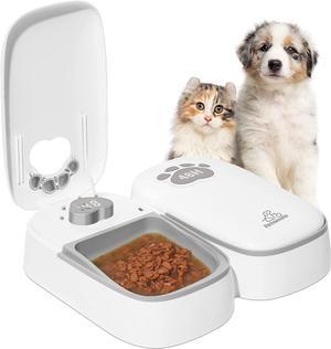 Rosewill Automatic Pet Feeder Food Dispenser for Cat or Dog, Up to