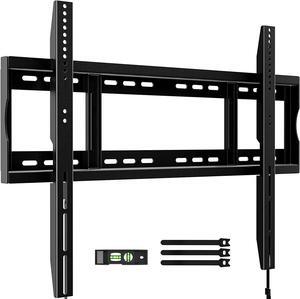 HOME VISION Heavy Duty Fixed TV Wall Mount Holds up to 264Lbs, for Most 42-100 inch Flat Curved TVs Wall Mount Bracket Fits 16"/18"/24" Studs VESA 800x600mm Low Profile Space Saving for LED OLED LCD
