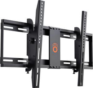 Tilting TV Wall Mount with Low Profile Design for 32-70 inch TVs - Eliminates Screen Glare with 15º of Smooth Tilt - Easy Install with All Hardware Included - EGLT1-BK