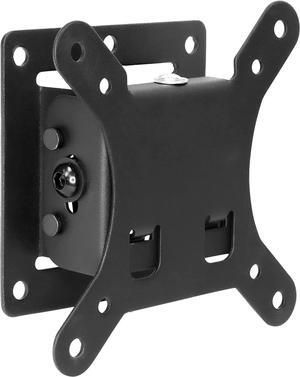 Mount-It! Small TV Wall Mount with Quick Release | Fits 13-32 Inch Screens | Low-Profile Slim Design | Tilting VESA Wall Mount 75x75 & 100x100 | RV & Office Compatible | 30lb Capacity