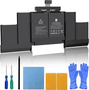 A1398 MacBook Pro Battery A1494 A1618 Replacement for MacBook Pro 15 Inch Retina A1398 (Late 2013, Mid 2014, Early 2015), Laptop Battery A1494 A1618 8440mAh