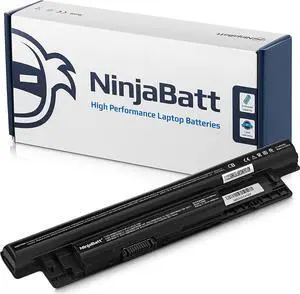 NinjaBatt XCMRD MR90Y Battery for Dell Inspiron 15 3000 Series 3521 3537 3541 3542 3543 3531 17 3721 3737 17R-5737 15R 5537 5521 14 3421 5421 Latitude 3540 3440 FW1MN - High Performance [6 Cells/49Wh]