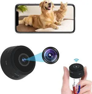 Hidden Camera Wireless Mini spy Camera Hidden Camera WiFi HD 1080P Mini Camera Spy Camera with Motion Detection for Home Security Nanny Pet Camera