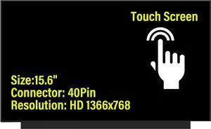 NUOLAISUN Display L78717-001 B156XTK02.0 for HP LED LCD 15.6 TOUCH HD 15-EF 15-EF0023DX