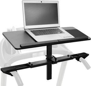 Universal Wooden Laptop Treadmill Desk Adjustable Ergonomic Notebook Mount Stand for Treadmills Includes Mouse Pad and Wrist Support Stand-TDML4