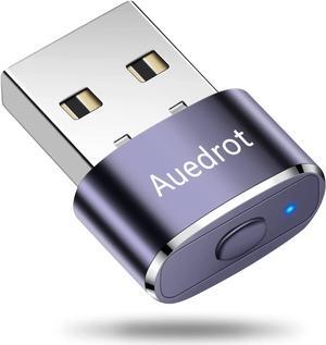 Auedrot USB Mouse Mover with Switch Button, Automatic Mouse Jiggler with 2 Modes, Keep Computer/Laptop Awake - Purple