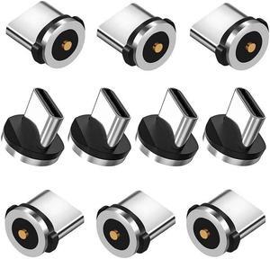 Magnetic Charging Series (Type-c Tips)/10pc,Magnetic Type-C Tips,Just Charger Tips without USB Cable&Non-Data