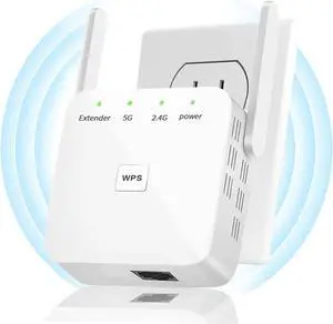 WiFi Extender, 2024 Fastest WiFi Booster WiFi Extenders Signal Booster for Home, Internet Booster WiFi Repeater Covers Up to 10,000 Sq.ft and 50+ DevicesWhite