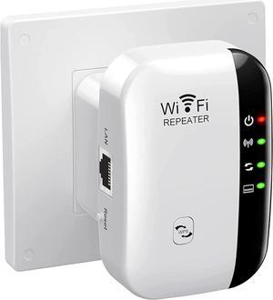 WiFi Extender, WiFi Signal Booster Up to 3000sq.ft and 26 Devices, WiFi Range Extender, Wireless Internet Repeater, Long Range Amplifier with Ethernet Port, 1-Tap Setup, Access Point, Alexa Compatible