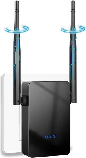 2023 Newest WiFi Booster WiFi Extender - Covers Up to 7860 Sq.ft & 40 Devices, WiFi Range Extender WiFi Signal Booster 2.4G Internet Extender WiFi WPS Setup (4 Modes) WiFi Repeater with Ethernet Port