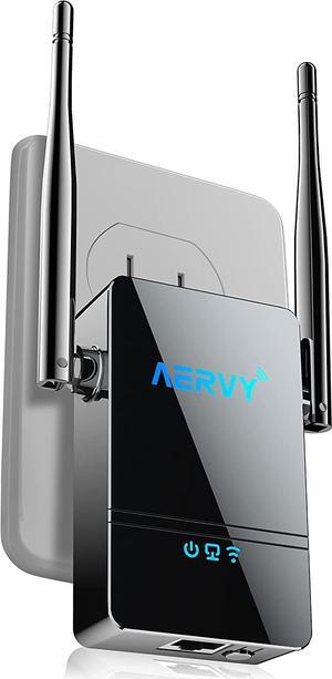 2023 WiFi Extender - Internet Signal Booster for Home, Coverage up to 9,800 sq.ft ,Wireless Repeater with Ethernet Port, 1-Tap Setup