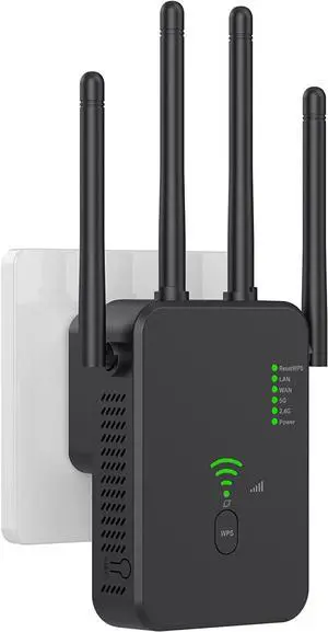 2023 Newest WiFi Extender, WiFi BoosterWiFi Repeater, Covers Up to 3000 Sq.ft and 40 Devices, 4 Antennas 360° Full Coverage,Internet Booster for Home with Ethernet Port, Quick Setup