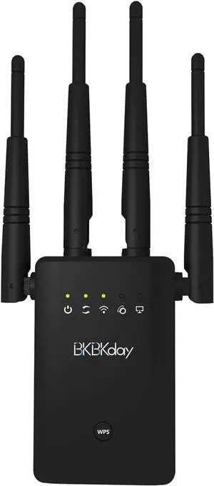 WiFi Range Extender, Coverage up to 6000 Sq.ft and 35 Devices, WiFi Extenders Signal Booster for Home, Internet Booster with 5 Working Modes and Compact Wall Plug Design