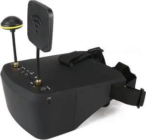 EV800D FPV Goggles with DVR 5.8G 40CH 5 Inch 800x480 Diversity Video Headset Build in 3.7V 2000mAh Battery