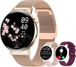 Smart Watch for Women, Dial Answer Calls Smartwatch for Android iOS Phones Waterproof Activity Fitness Tracker with 1.32" Full Touch Screen 20 Sports Modes Pedometer Heart Rate Sleep Monitor