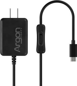 USB C Power Supply with Switch for Raspberry Pi 4 - OEM