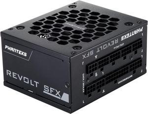 Phanteks (PH-P750PSF) Revolt SFX 750W 80PLUS Platinum, SFX Power Supply, Fully Modular, Platinum-Rated Efficiency, Silent Fan, Black.