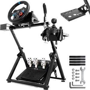 FLAONUSGT Racing Wheel Stand Simulator Steering Stand Wheel Stand for  Logitech G25/G27/G29/G920,Thrustmaster T300Rs/ T300Gt/T150Rs Supporting TX  Xbox