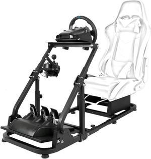 Minneer Universal Flight Sim Stand Racing Simulator Cockpit Fit Logitech G27  G29 X52 Thrustmaster Saitek 