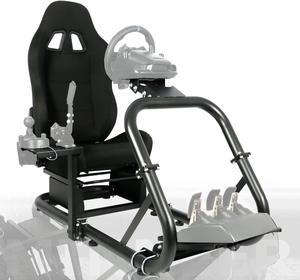 Minneer X52/G920 Flight/Racing Steering Simulator Cockpit with Gaming Seats, fit Logitech G25 G27 Thrustmaster Fanatac PS4 PS3 Xbox X52pro CSL DD Racing Wheel Stand,Wheel Pedals NOT Included
