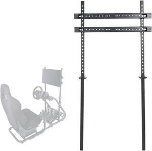 Minneer Monitor Stand Adjustable TV Position, Height Screen Monitor Mount Supports Screens from 24 to 60 inches Sim Racing Tv Stand Suitable for TVs & PC Monitors (Proprietary Parts for Cockpit 37)