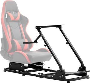 Minneer Steering Wheel Stand Racing Cockpit Racing Simulator for Logitech G25 G27 G29 G920 Thrustmaster Steering wheel shifter and pedals not included