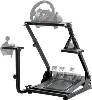 Minneer G920 Racing Steering Wheel Stand with Handbrake Compatible with Logitech G27 G29G920 Wheels and Thrustmaster T300RS T500RS Wheel  Pedals Not Included