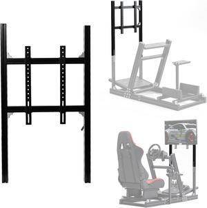 Minneer Racing Simulator Cockpit Monitor Stand Support Screens Racing Simulator from 27 to 65 inches Fit for Logitech/Thrustmaster/Fanatec G27 G29 G920 G923 T128X T248 T300 T458,without Racing cockpit