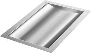 Minneer 10 L x 14 W x1.6 H,Cash Register Tray,All Brushed 304 Stainless Steel Window Tray,High Standard Drop-in Deal Tray