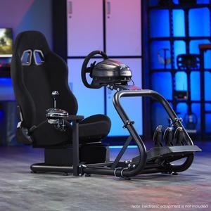Minneer X52/G920 Flight/Racing Steering Simulator Cockpit with Gaming Seats, fit Logitech G25 G27 Thrustmaster Fanatac PS4 PS3 Xbox X52pro CSL DD Racing Wheel Stand,Wheel Pedals NOT Included