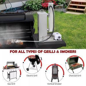 Minneer Cold Smoke Generator, 16 Hours Continuous Smoke, Stainless Steel Pellet Smoker Tube, Portable Electric Smoke Maker Outdoor Smoker Accessories for Meat Vegetables