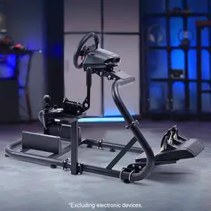 Minneer G920 Racing Simulator Cockpit Adjustable Fits for Logitech G29 G920 G923, Thrustmaster T300RS TX, Fanatec PC PS4 Xbox, Stable Sim Racing Rig Without Wheel, Pedal and Handbrake