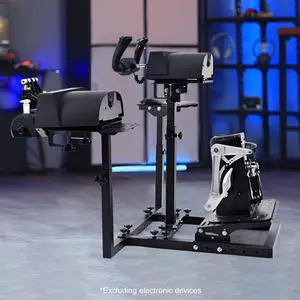 Minneer G29/X52 Racing/Flight Simulator Cockpit Adjustable Compatible with LogitechG920/G923/X56/Thrustmaster Warthog A10/T80/T158 Only Stand