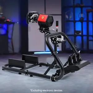 Minneer Racing Wheel Stand Simulator Cockpit Height Adjustable Gaming Steering Frame Compatible for T500,T30,T300RS,FANTEC,T3PA/TGT,logitech G25,G29,G92,G923 Wheel&Pedals Not Included