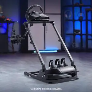 Minneer Steering Wheel Stand 34'' Height Adjustable for Support The Installation of Handbrake for Logitech G25 G27 G29 Thrustmaster Gaming Wheel Stand Wheel and Pedals Not Included