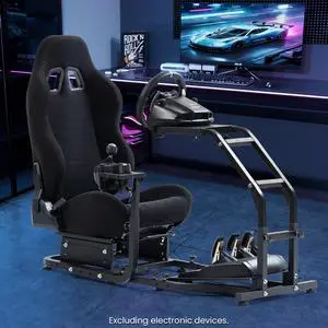 Minneer Racing Cockpit Frame Height Adjustable with Seat Tilt-Adjustable for G29 G920 T300RS T150 PS4 Xbox Wheel,Pedals NOT Included Minneer Racing Cockpit Frame Height Adjustable with Seat Tilt-Adjustable for G29 G920 T300RS T150 PS4 Xbox Wheel,Pedals NOT Included