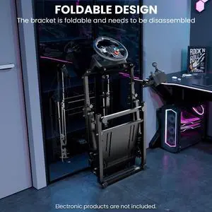 Minneer G27/G920 Racing Steering Wheel Stand, Applicable to T248PS/ T248XBox /T300RS GT Sim Mount Adjustable Height Foldable Wheel Pedals NOT Included Minneer G27/G920 Racing Steering Wheel Stand, Applicable to T248PS/ T248XBox /T300RS GT Sim Mount Adjustable Height Foldable Wheel Pedals NOT Included