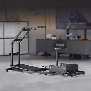 Minneer G920 Driving Simulator Cockpit Fit for Logitech, Thrustmaster G29/G920/G923/T80/T150 Racing Wheel Stand Adjustable Frame Height Wheel Pedals Seat NOT Included