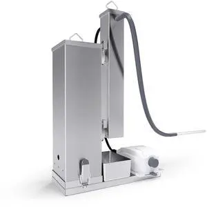 Minneer Cold Smoke Generator, 16 Hours Continuous Smoke, Stainless Steel Pellet Smoker Tube, Portable Electric Smoke Maker Outdoor Smoker Accessories for Meat Vegetables Cheese