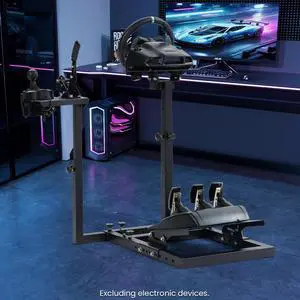 Minneer Sim Racing Wheel Stand Adjustable Upgrade Fits for Logitech G29, G920, G923, Thrustmaster T150, T80 Wheels and Pedals NOT Included Minneer Sim Racing Wheel Stand Adjustable Upgrade Fits for Logitech G29, G920, G923, Thrustmaster T150, T80 Wheels and Pedals NOT Included