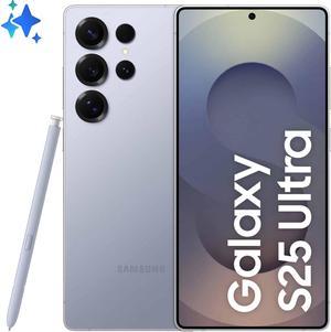 SAMSUNG Galaxy S25 Ultra 5G S938B 512GB ROM 12GB RAM Dual SIM GSM Unlocked - Silver blue