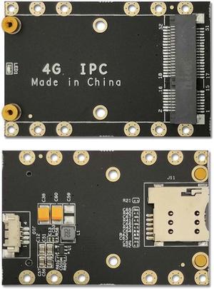 EXVIST 4G LTE Industrial Mini PCIe to USB (4PIN PH1.25) Adapter W/SIM Card Slot for WWAN/LTE 3G/4G Module Applicable for M2M & IoT Applications Like Raspberry Pi Industrial Router IP Camera