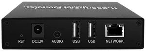 H.265 1080P HDMI Encoder/Decoder w/Dual USB | Webcam Support, RTSP/ONVIF & Live Streaming H.265 1080P HDMI Encoder/Decoder w/Dual USB | Webcam Support, RTSP/ONVIF & Live Streaming