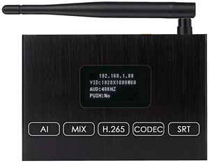 H.265 1080P WiFi HDMI Encoder/Decoder w/OLED Screen | Dual USB, RTSP/ONVIF & Wireless Live Streaming H.265 1080P WiFi HDMI Encoder/Decoder w/OLED Screen | Dual USB, RTSP/ONVIF & Wireless Live Streaming