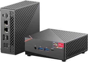 WSIRAK aoostar MN57 Ryzen 7 5700U Mini PC 8C/16T(Up to 4.3GHz; Mini Gaming PC W11 Pro with 32GB DDR4 1T NVMe M.2 SSD,Mini Desktop PC Support 2.5G RJ45 4K Triple Display/BT 5.2/WiFi 6 for Home Office