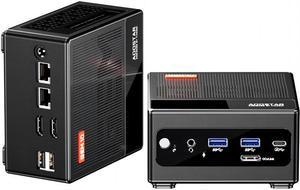 WSIRAK AOOSTAR GEM10 AMD Ryzen 7 6800H Mini PC with WIN 11 PRO/ 3* NVME/Oculink/2*2.5G LAN