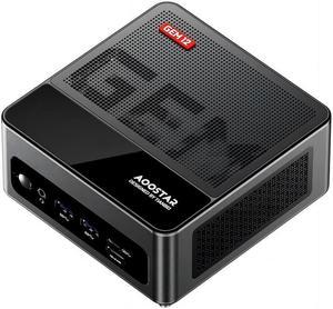 WSIRAK GEM12 AMD Ryzen 9 6900HX Mini PC with 16/32G DDR5 RAM 512G/1T PCle 4.0 SSD WIN 11 PRO/ 2* NVME/Oculink/2*2.5G LAN (Non-screened version)