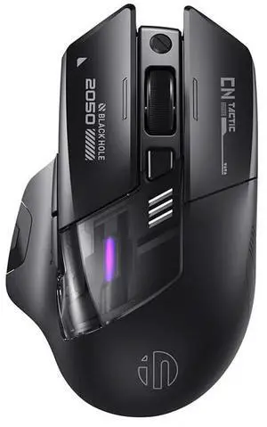 Wsirak A9 Explorer Pro Gaming Mouse Triple Molds 3395 Version Bluetooth and 2.4G Wireless Mouse RGB Lighting 12000 DPI